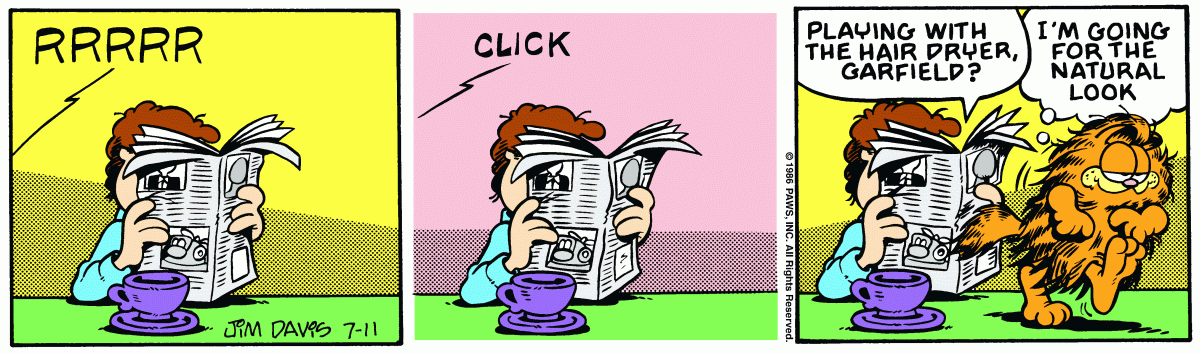 Garfield, July 11, 1986