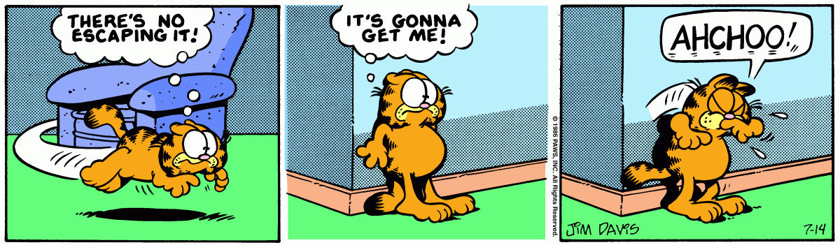 Garfield, July 14, 1986