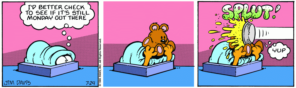 Garfield, July 24, 1986