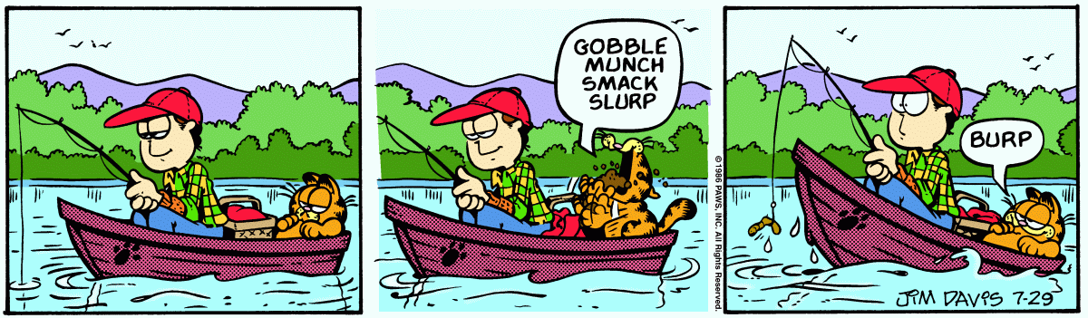 Garfield, July 29, 1986