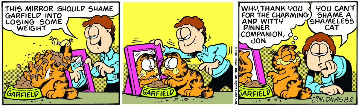 Garfield, August 2, 1986