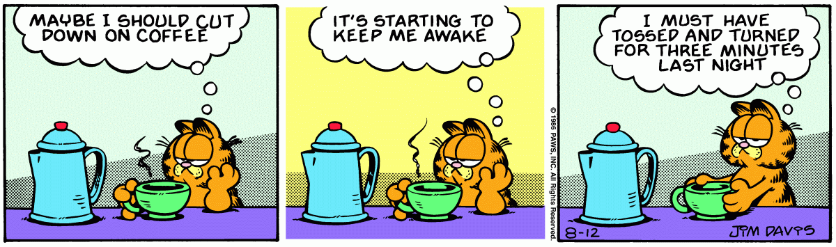 Garfield, August 12, 1986