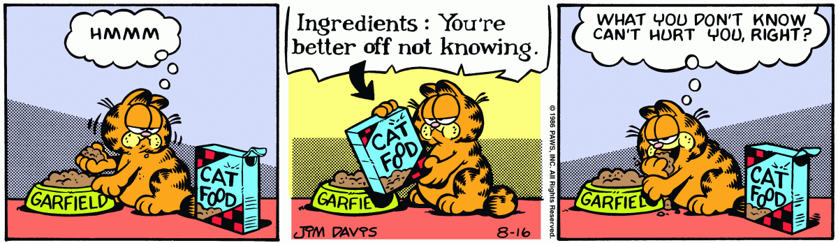 Garfield, August 16, 1986
