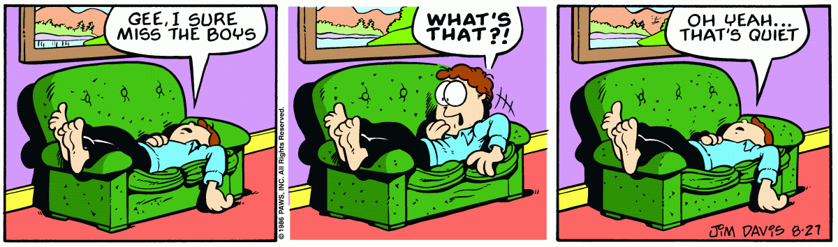 Garfield, August 27, 1986