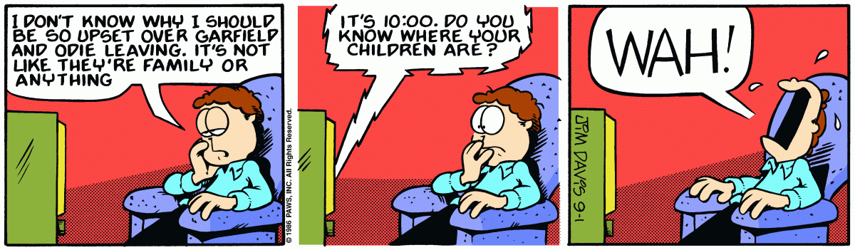 Garfield, September 1, 1986