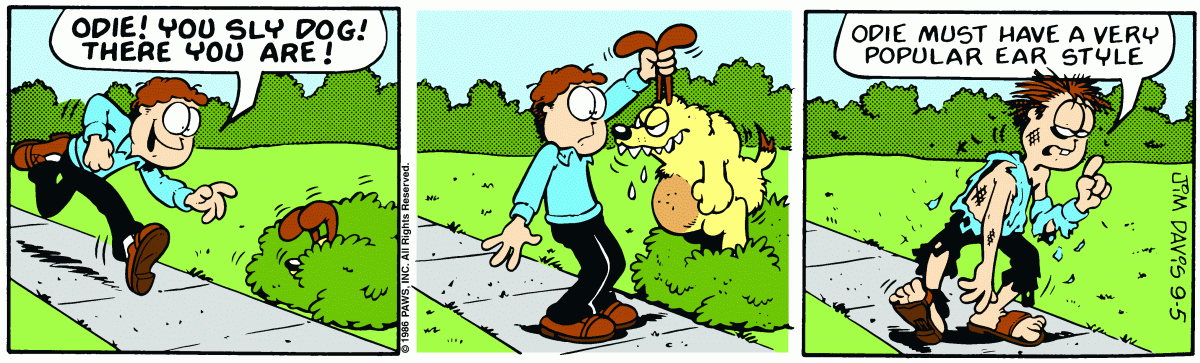 Garfield, September 5, 1986
