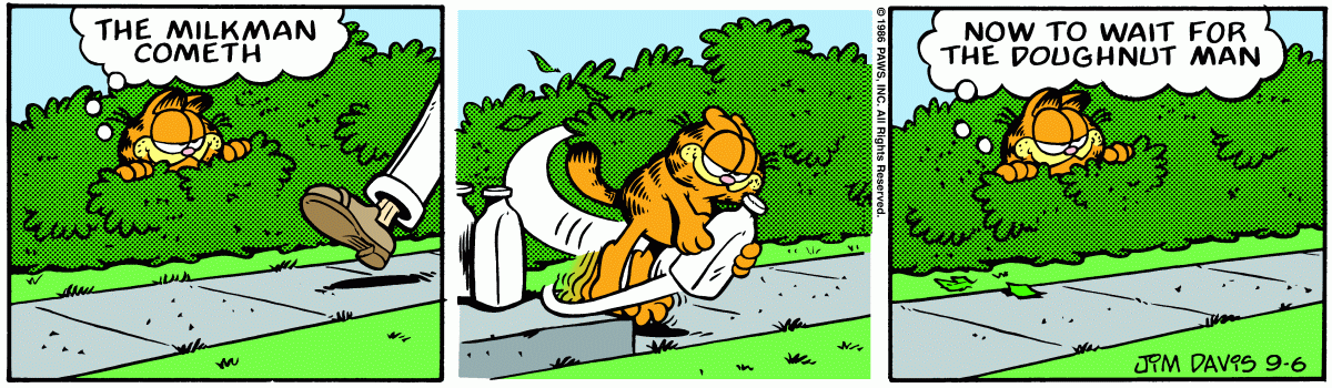 Garfield, September 6, 1986