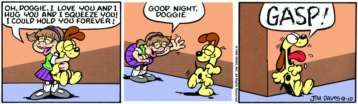Garfield, September 10, 1986