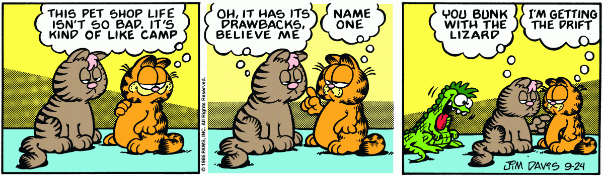 Garfield, September 24, 1986