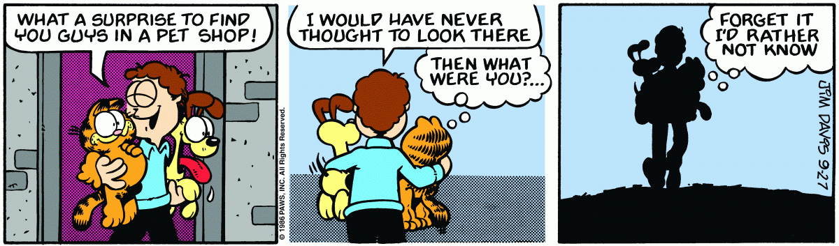 Garfield, September 27, 1986
