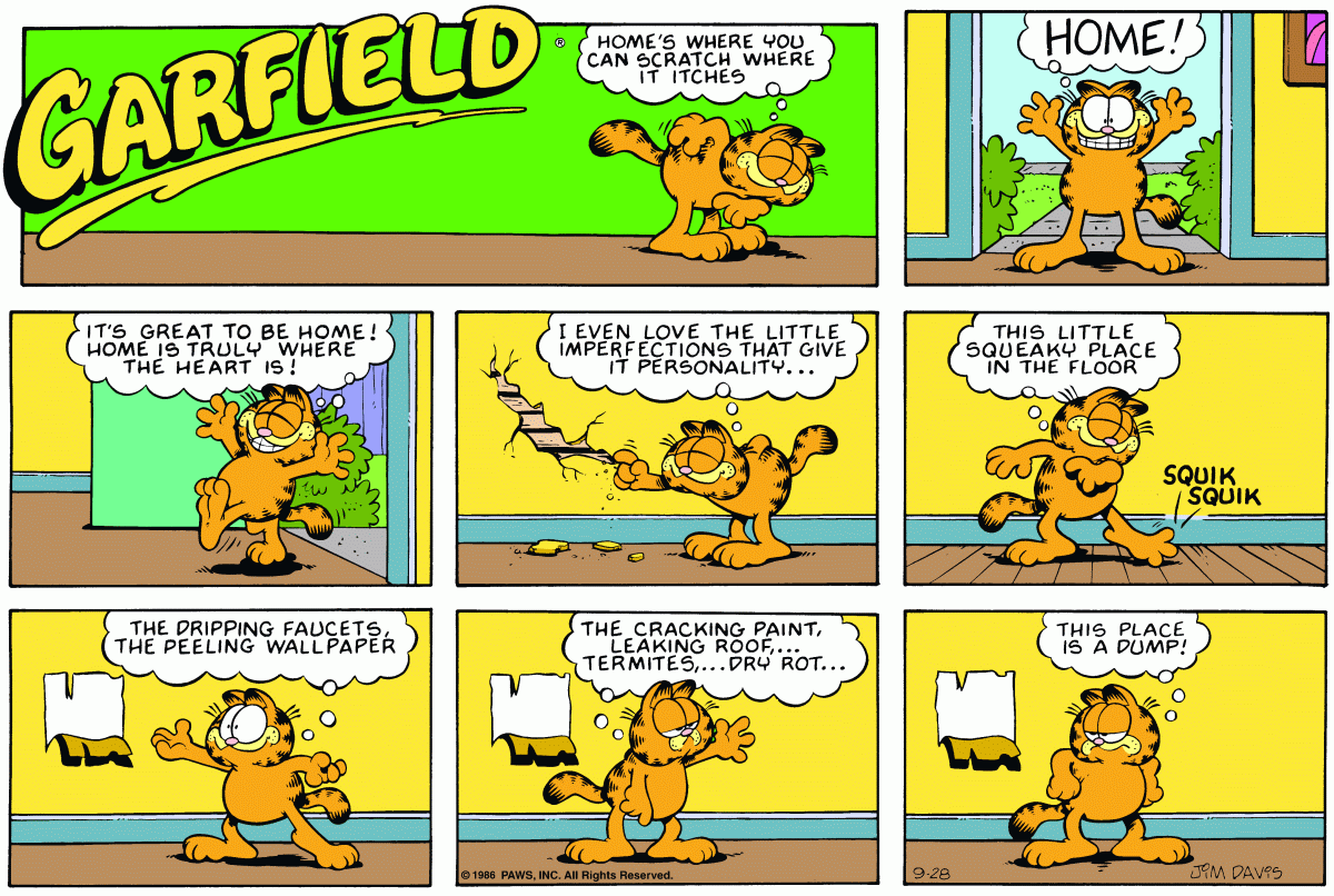 Garfield, September 28, 1986
