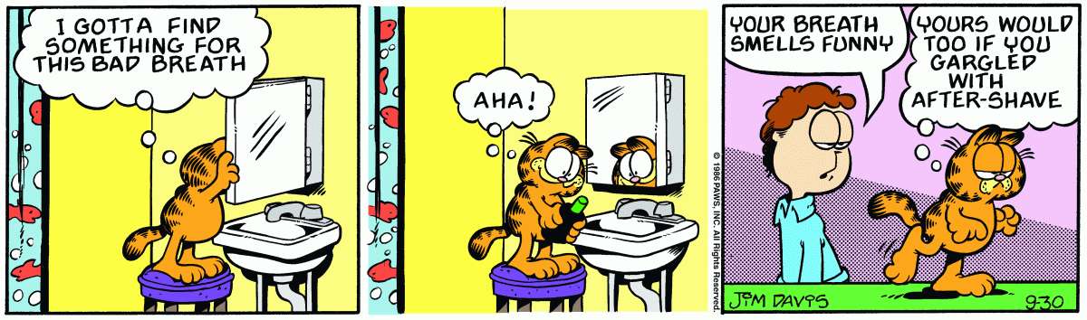 Garfield, September 30, 1986