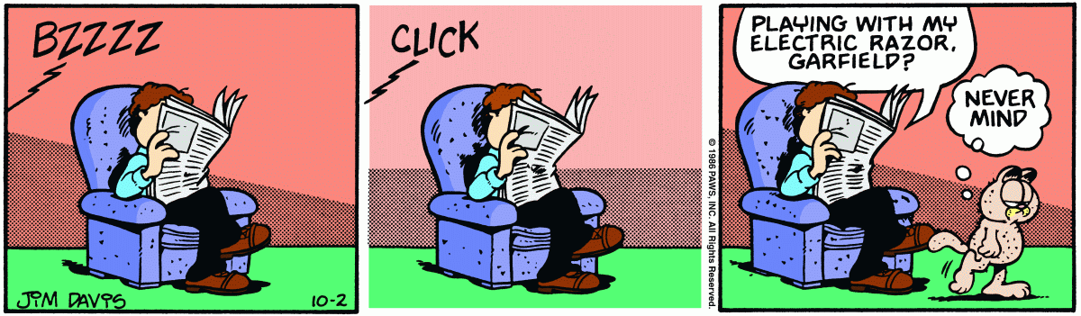 Garfield, October 2, 1986