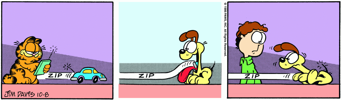 Garfield, October 8, 1986