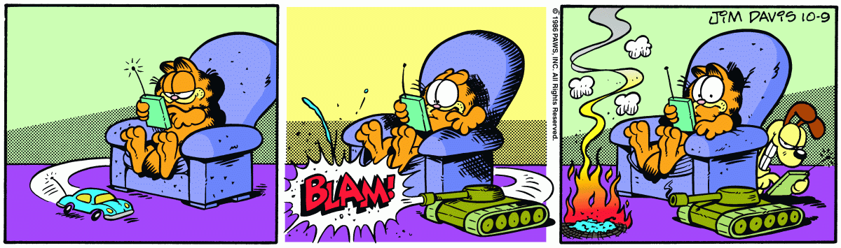 Garfield, October 9, 1986