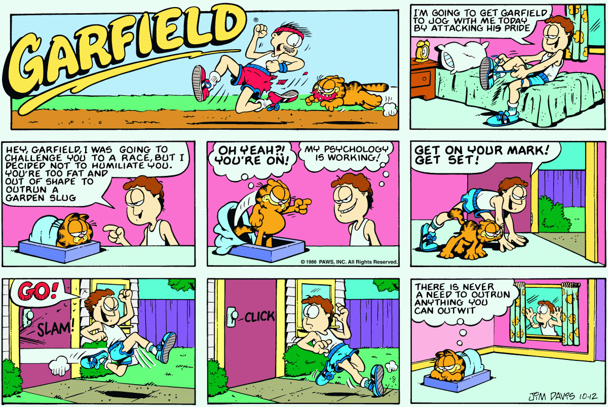 Garfield, October 12, 1986