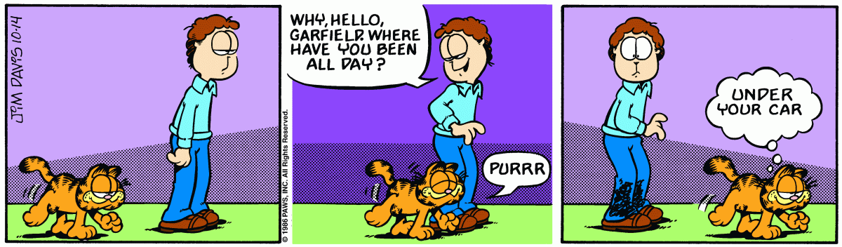 Garfield, October 14, 1986