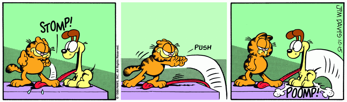 Garfield, October 15, 1986