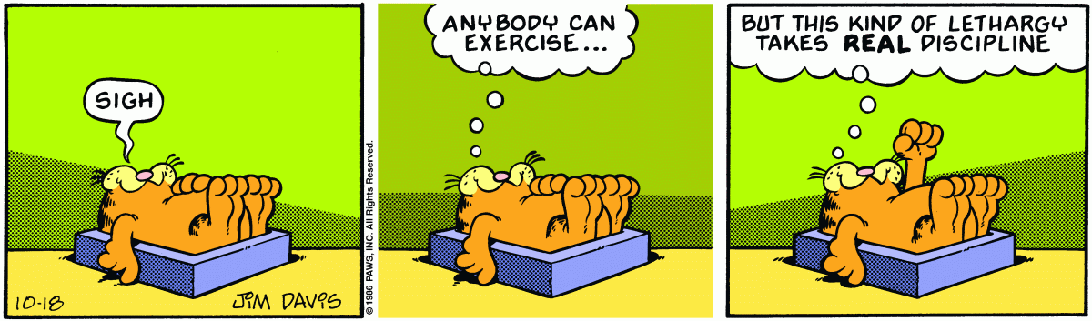 Garfield, October 18, 1986