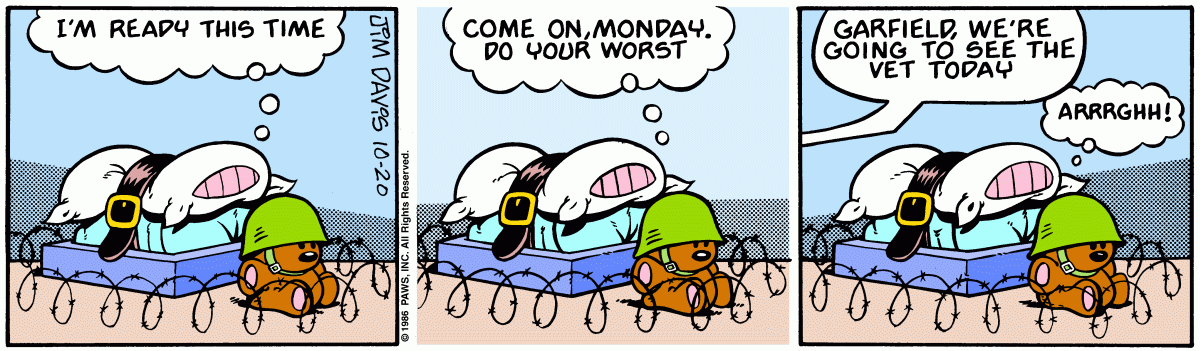 Garfield, October 20, 1986