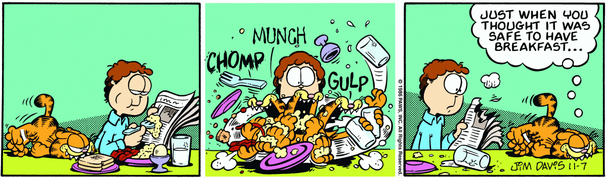 Garfield, November 7, 1986