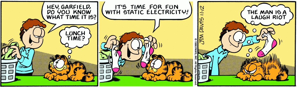 Garfield, November 12, 1986