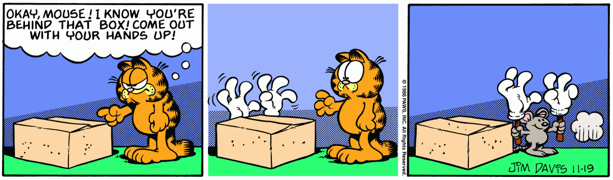 Garfield, November 19, 1986
