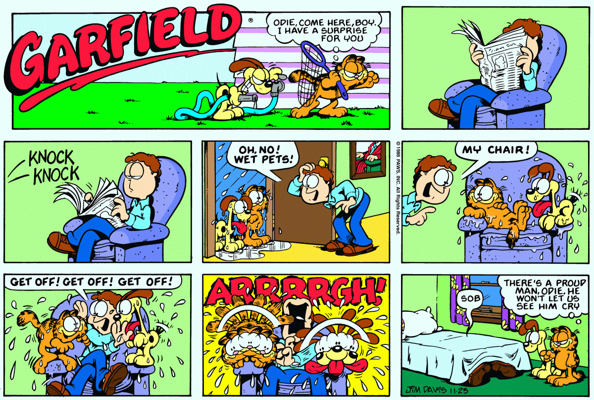 Garfield, November 23, 1986