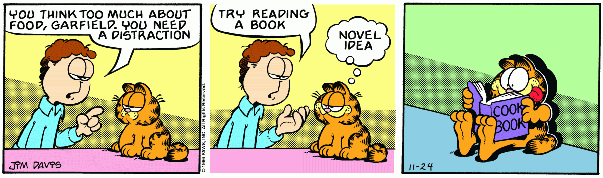 Garfield, November 24, 1986