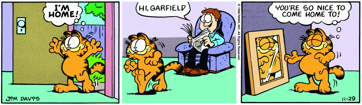 Garfield, November 29, 1986