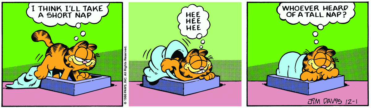 Garfield, December 1, 1986