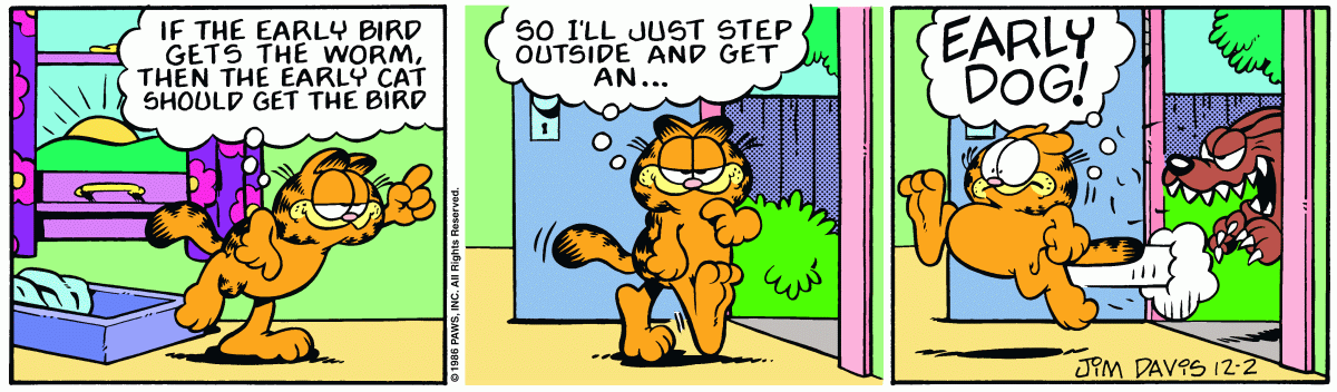 Garfield, December 2, 1986
