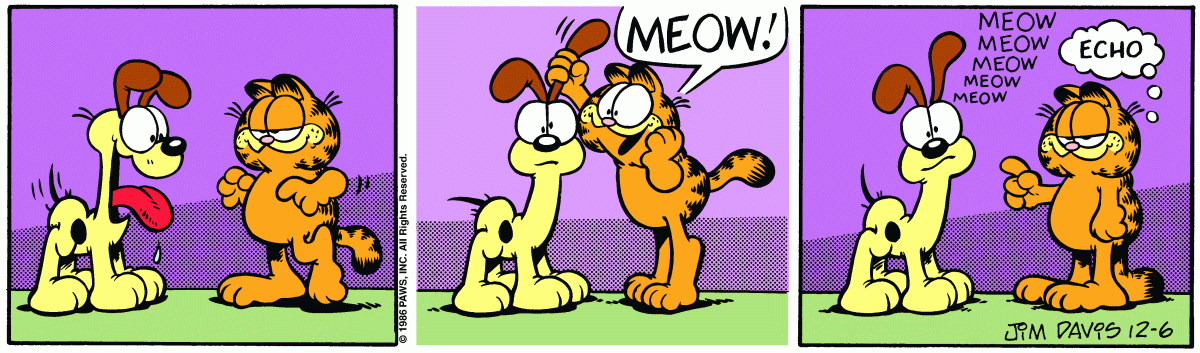 Garfield, December 6, 1986