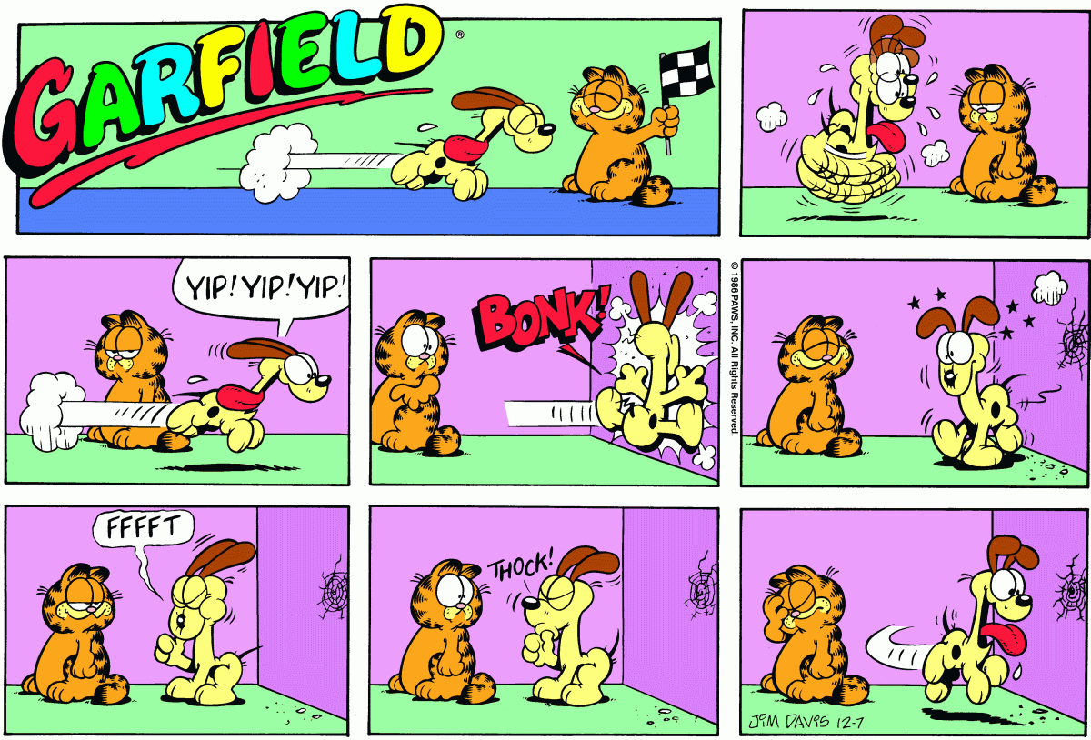 Garfield, December 7, 1986