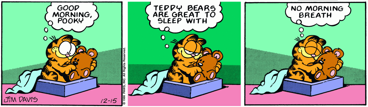 Garfield, December 15, 1986