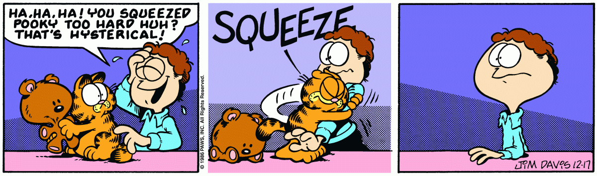 Garfield, December 17, 1986