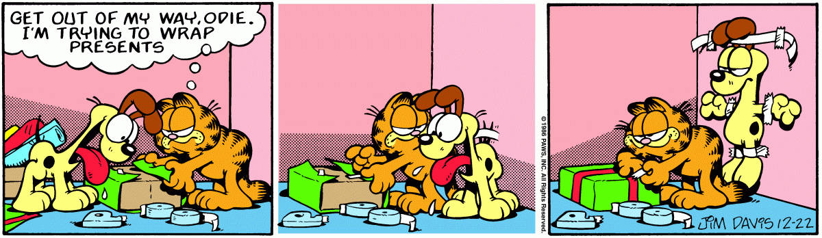 Garfield, December 22, 1986