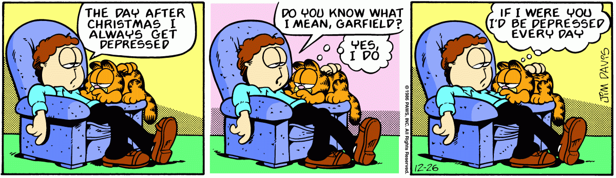 Garfield, December 26, 1986