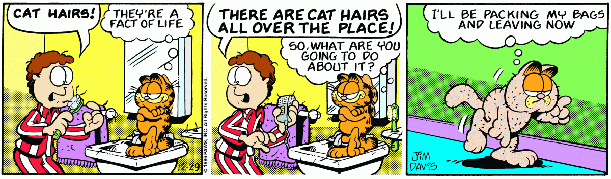 Garfield, December 29, 1986