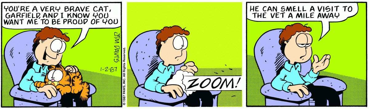 Garfield, January 2, 1987