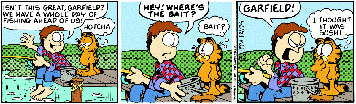 Garfield, January 12, 1987