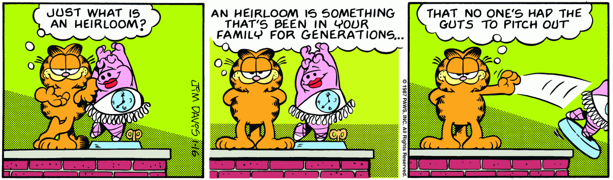 Garfield, January 16, 1987