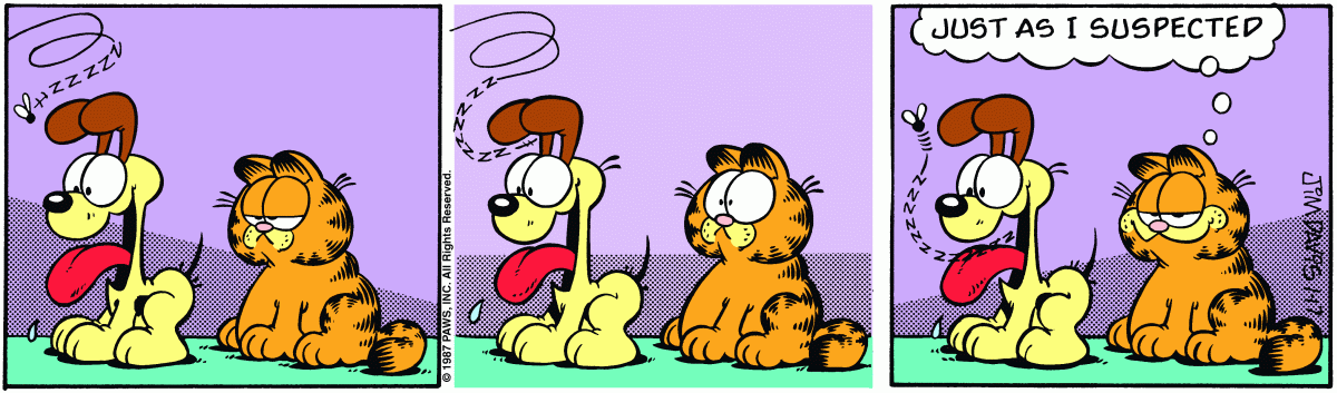 Garfield, January 17, 1987
