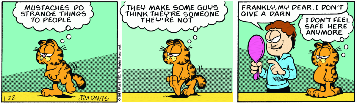 Garfield, January 22, 1987