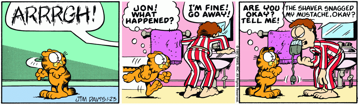Garfield, January 23, 1987