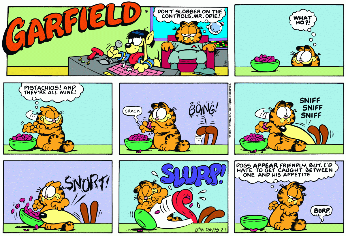 Garfield, February 1, 1987