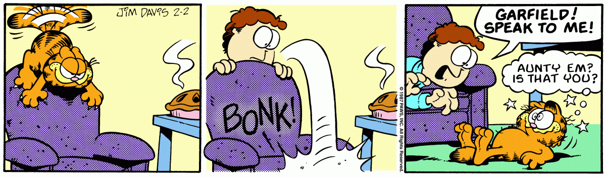 Garfield, February 2, 1987