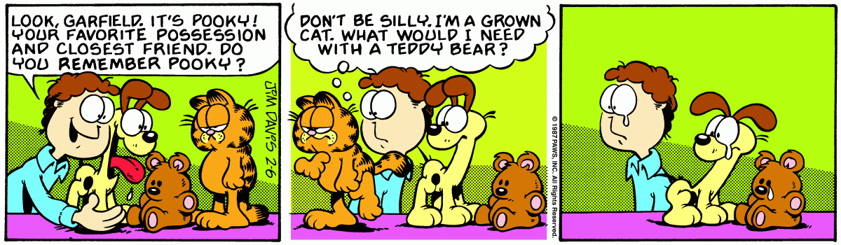Garfield, February 6, 1987
