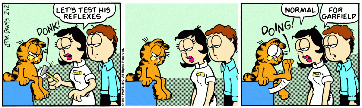 Garfield, February 12, 1987