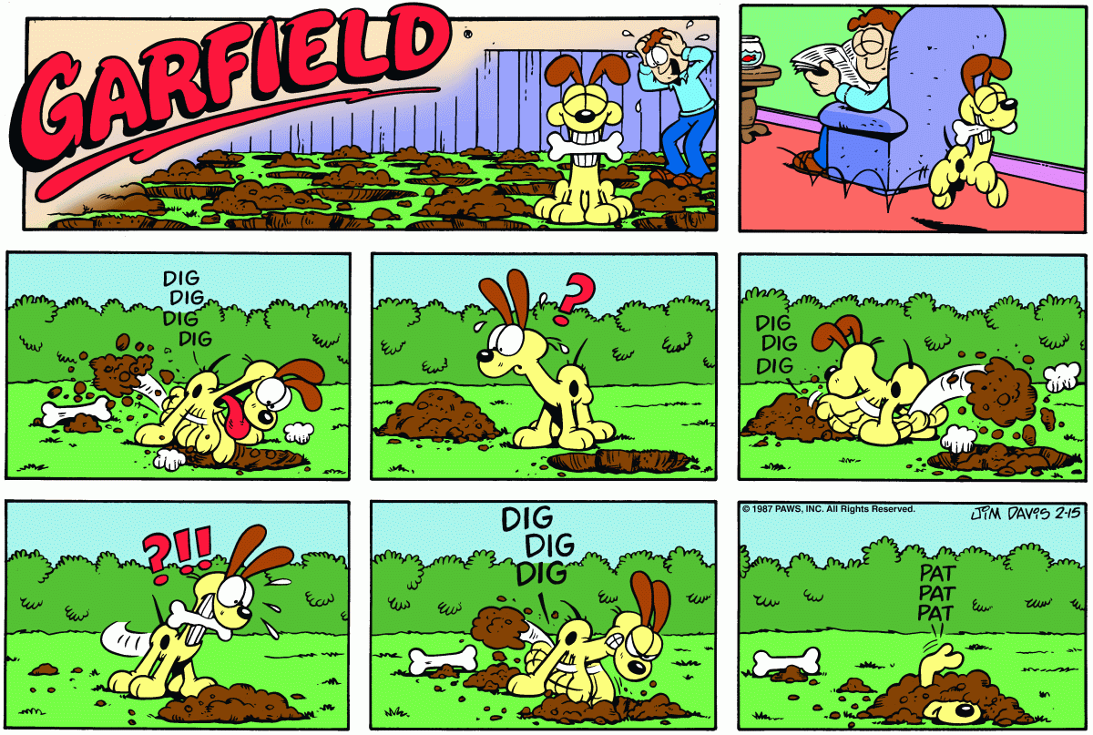 Garfield, February 15, 1987